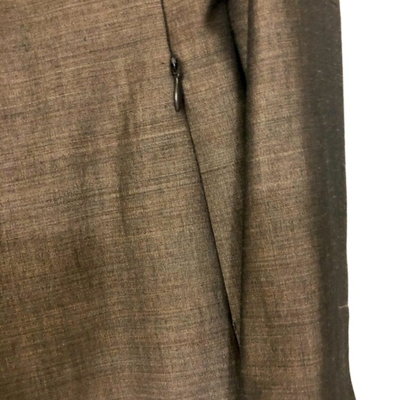 Kenneth Cole‎ bronze metallic silk shantung look slim fit modern blazer Size 2 - Picture 11 of 16